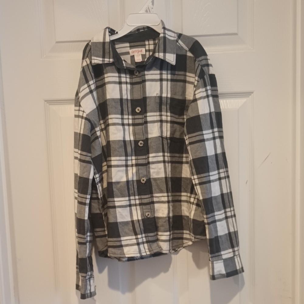 Universal Thread Monochrome Plaid Shirt